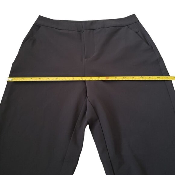 NEW Kyodan black casual ankle length tapered mid rise curvy trouser pants - Picture 8 of 8